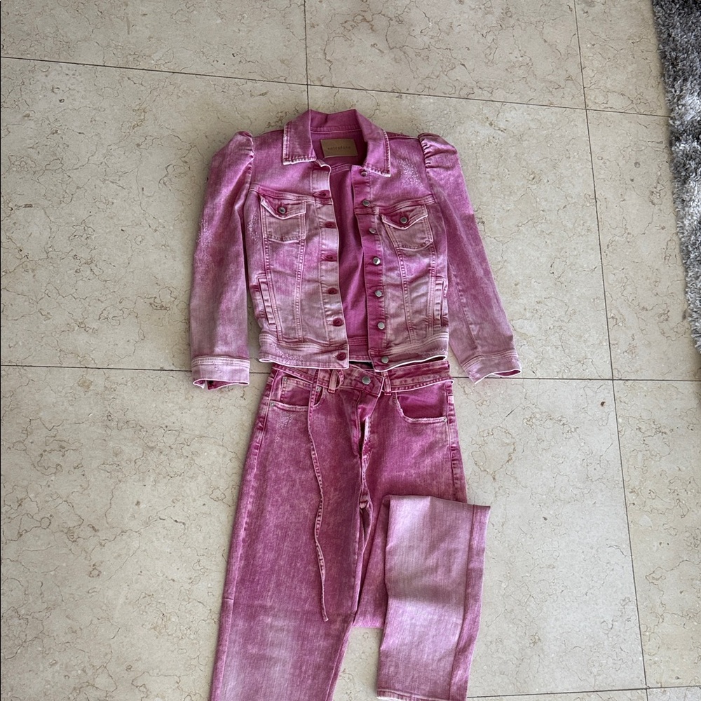 Retrofete Pink Denim set